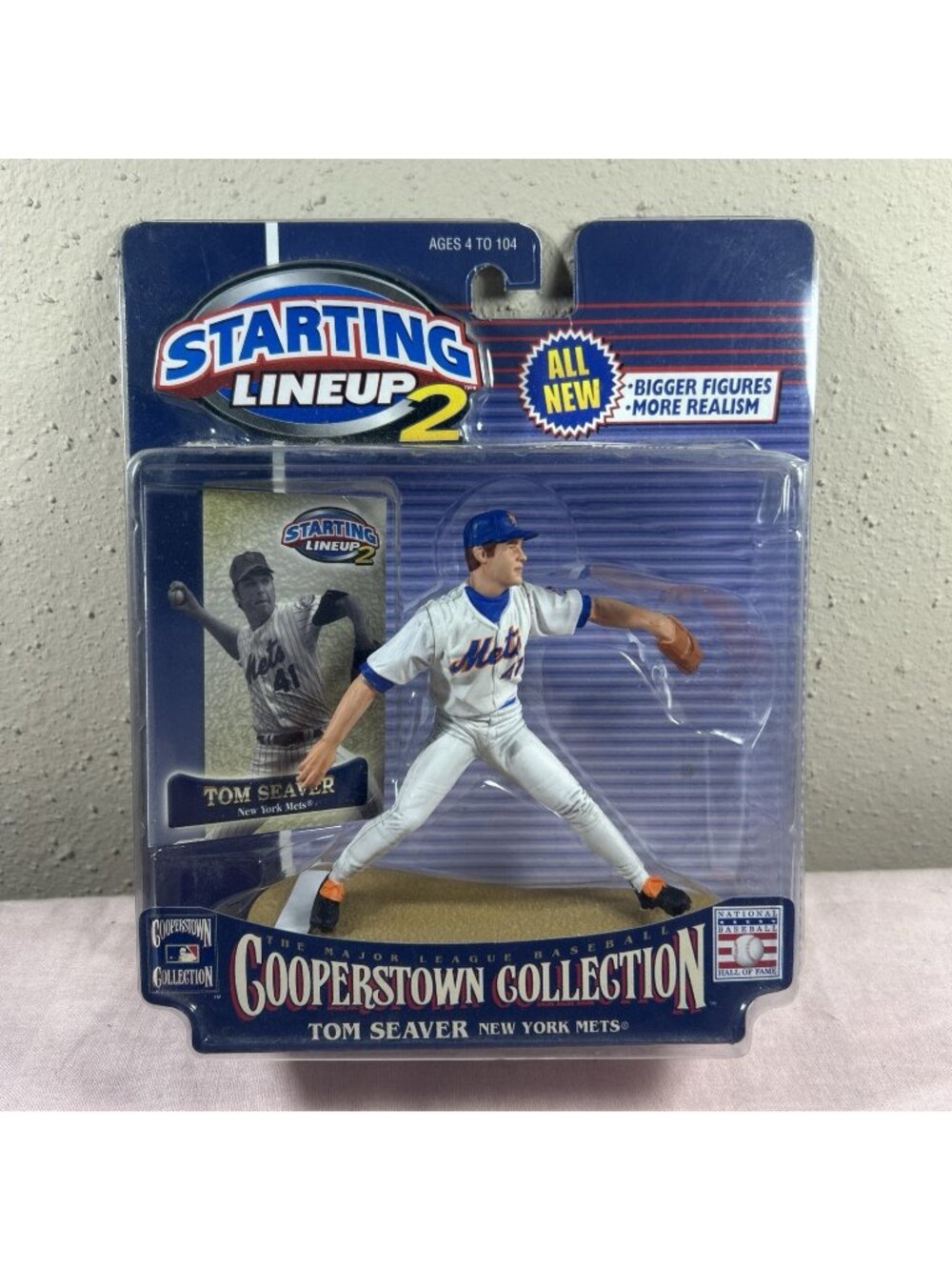 Tom Seaver Starting Lineup 2 2001 MLB Cooperstown Action Figure New York Mets